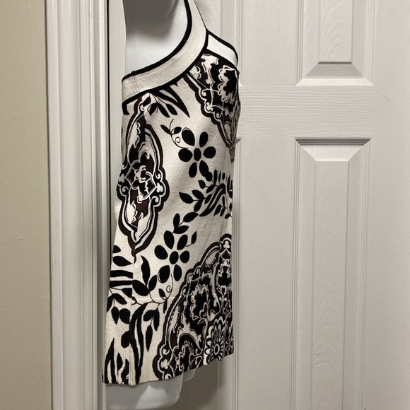 NWOT - White House Black Market Floral Print Sleeveless Halter Top - Size M - Picture 8 of 16